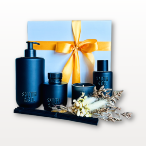 Home Fragrance Gift Box NZ Home Glow Set with candle diffuser room spray hand wash and dried flowers